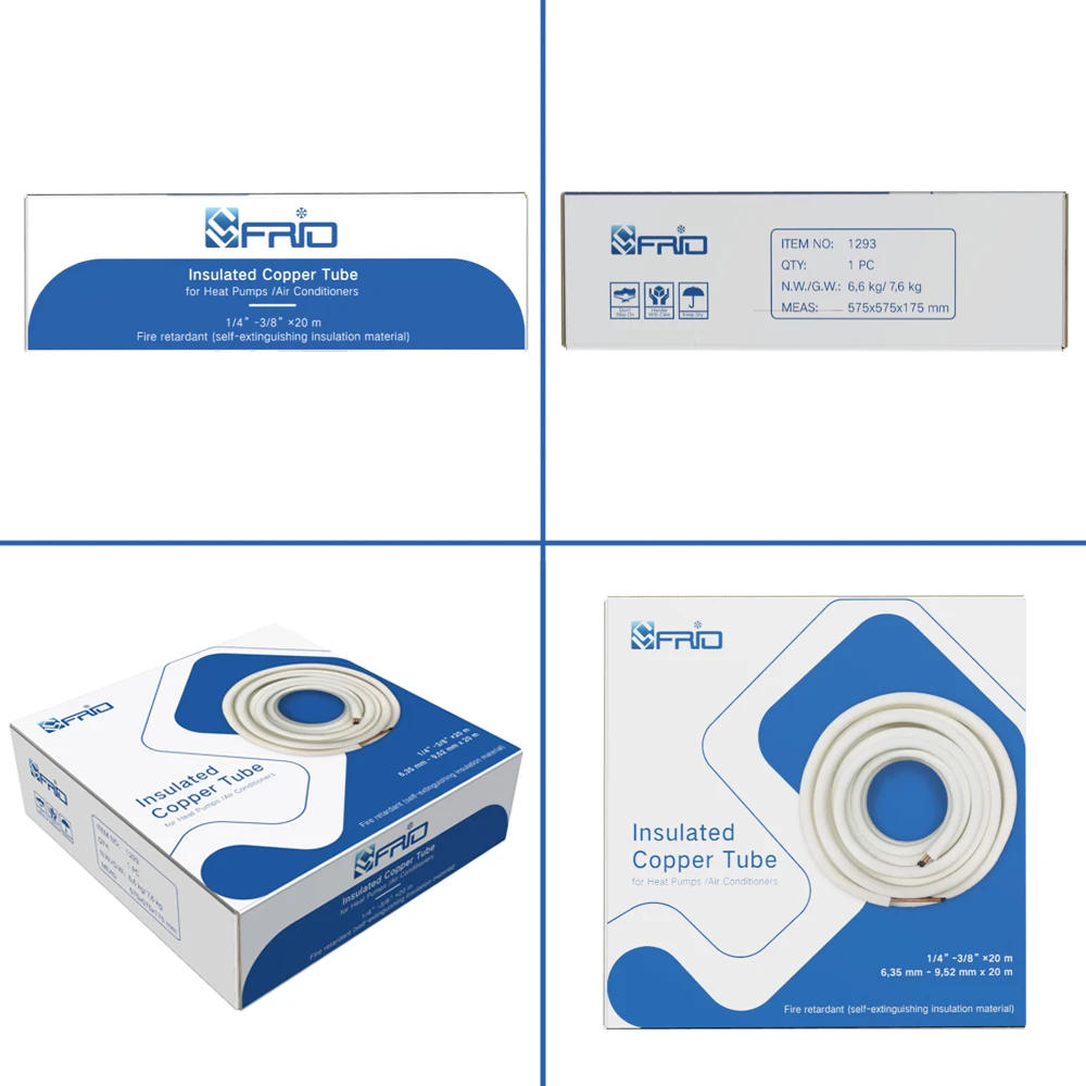 Медные трубы с изоляцией переменного тока