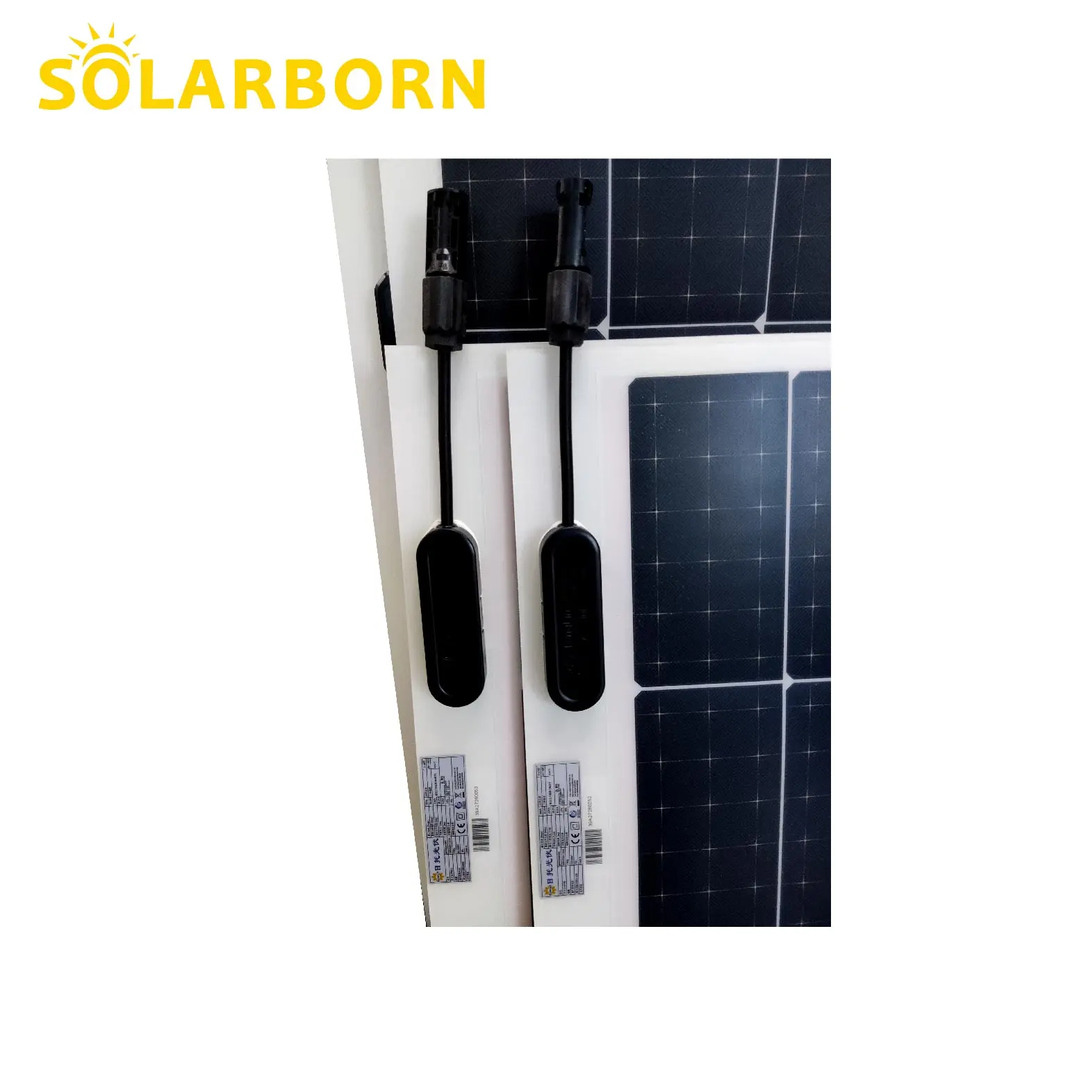 Solarborn monocrystalline solar flexible sheet 200w 275w 355w 300w 24v 48v bendable flexible solar panels