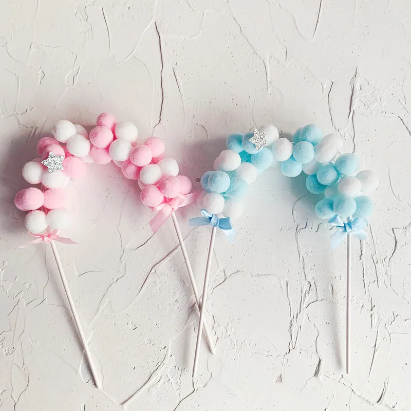 1set Balloon Garland Arch Cake Topper Set Birthday Party Decorations Baby Shower Wedding Dessert Decoration Supplies