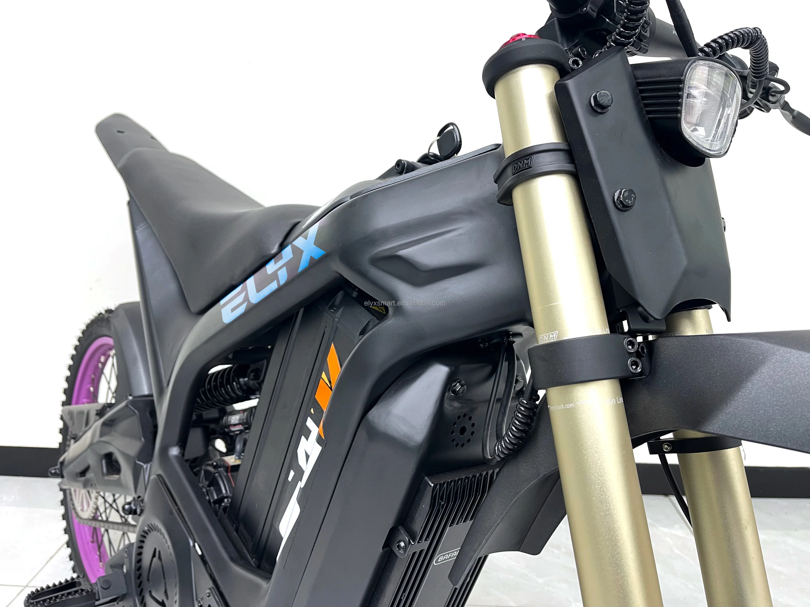 Elyx 96V 6000W 30Ah Mid Drive High Speed Electric Off-road Bike Adult Big Power Racing  Electric Dirt Bike