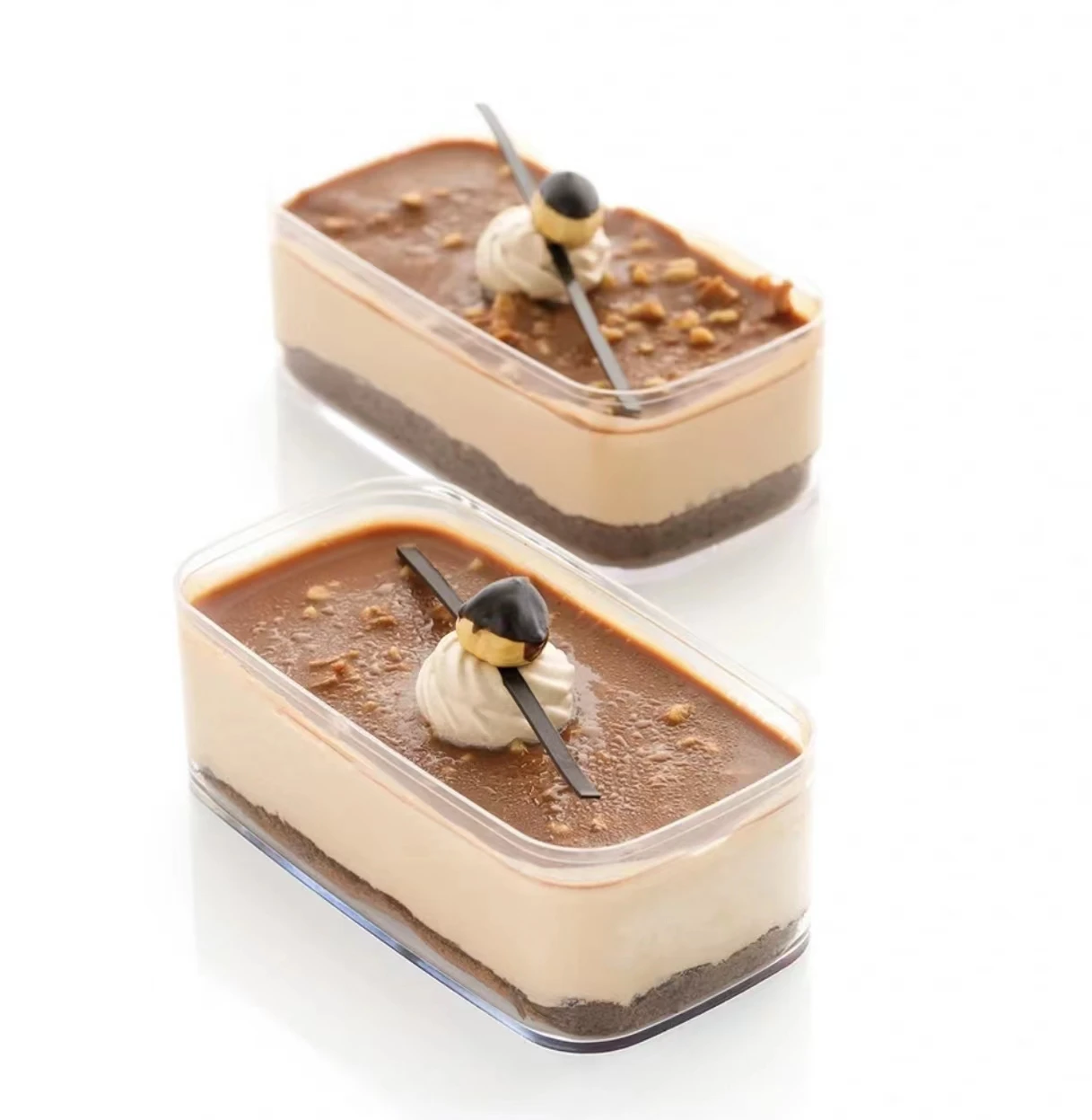 Customized Wholesale Wedding Gift Acrylic Boxes Clear Packaging Dessert Boxtransparent Square Cake Box