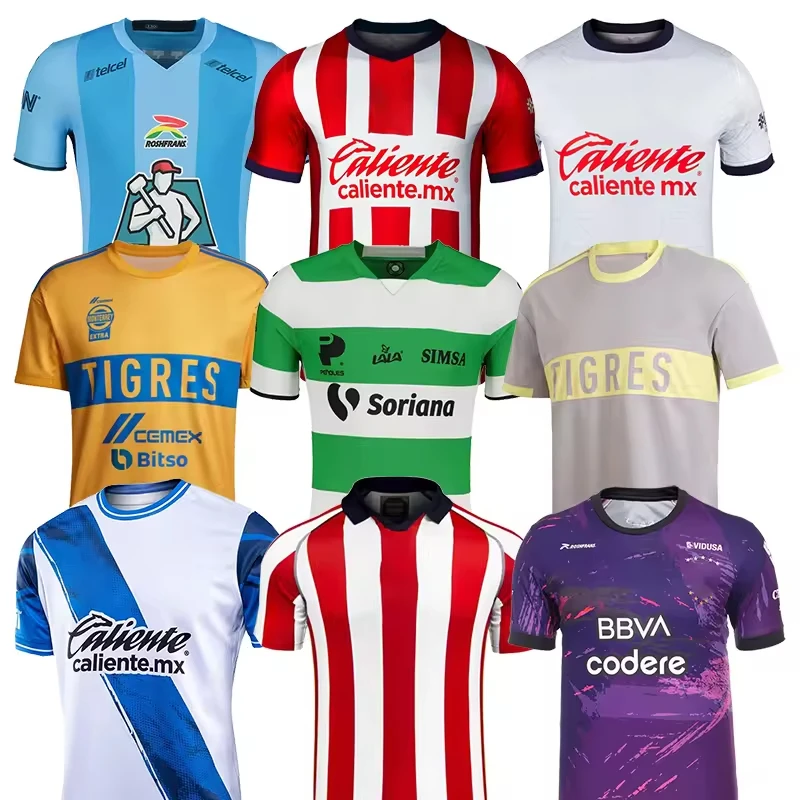 Mexico League ATLAS FC Soccer Jersey 2024 Home Third MEN LIGA MX Football Shirts Thailand Quality 23 24 Camisas de Futebol