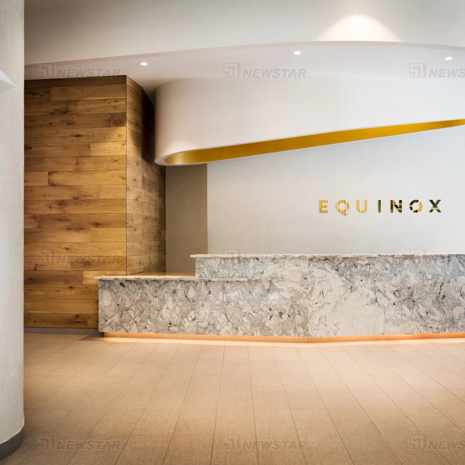 Newstar Marble Stone Company Reception Desk Hotel Beauty Salon Service Reception Desk Commercial Premises Lobby Reception Desk