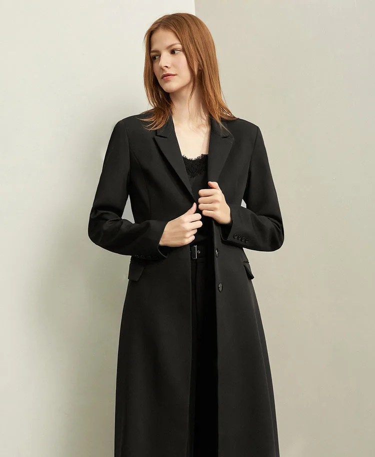 
Manufacturer Autumn new female minimalist fashion commuter temperament OL lapel lady suit coat 