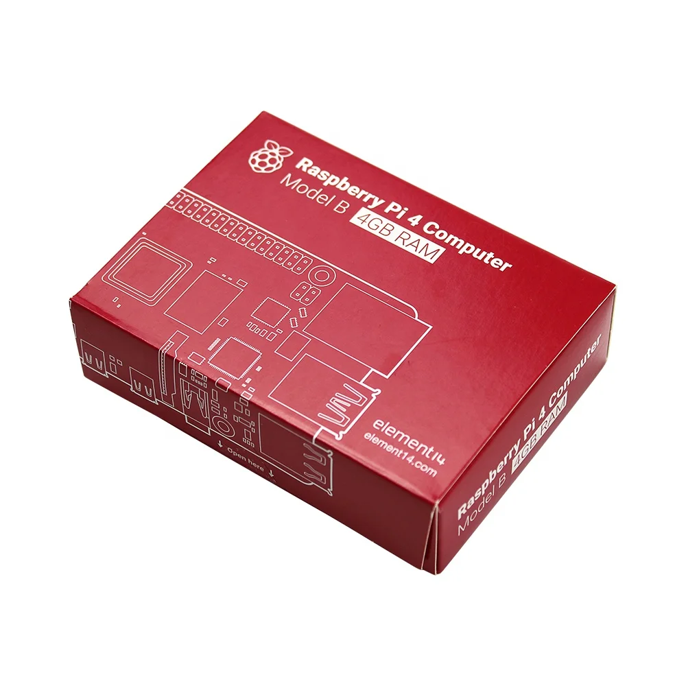 Original Raspberry Pi 4 Model B 8GB 4GB 2GB RAM + Case + Fan + Heat Sinks + Power Adapter + 32/64/128 GB TF Card for RPI 4B