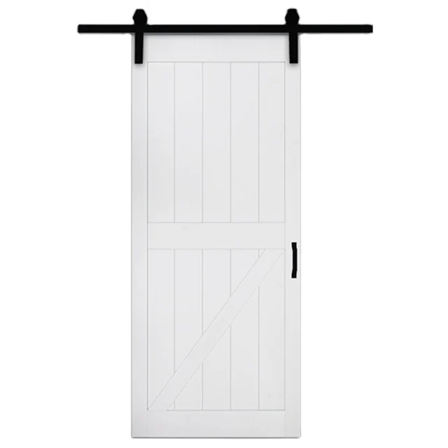 Hot sale in American market pvc interior sliding barn doors barn door mechanism high quality (1600565651338)