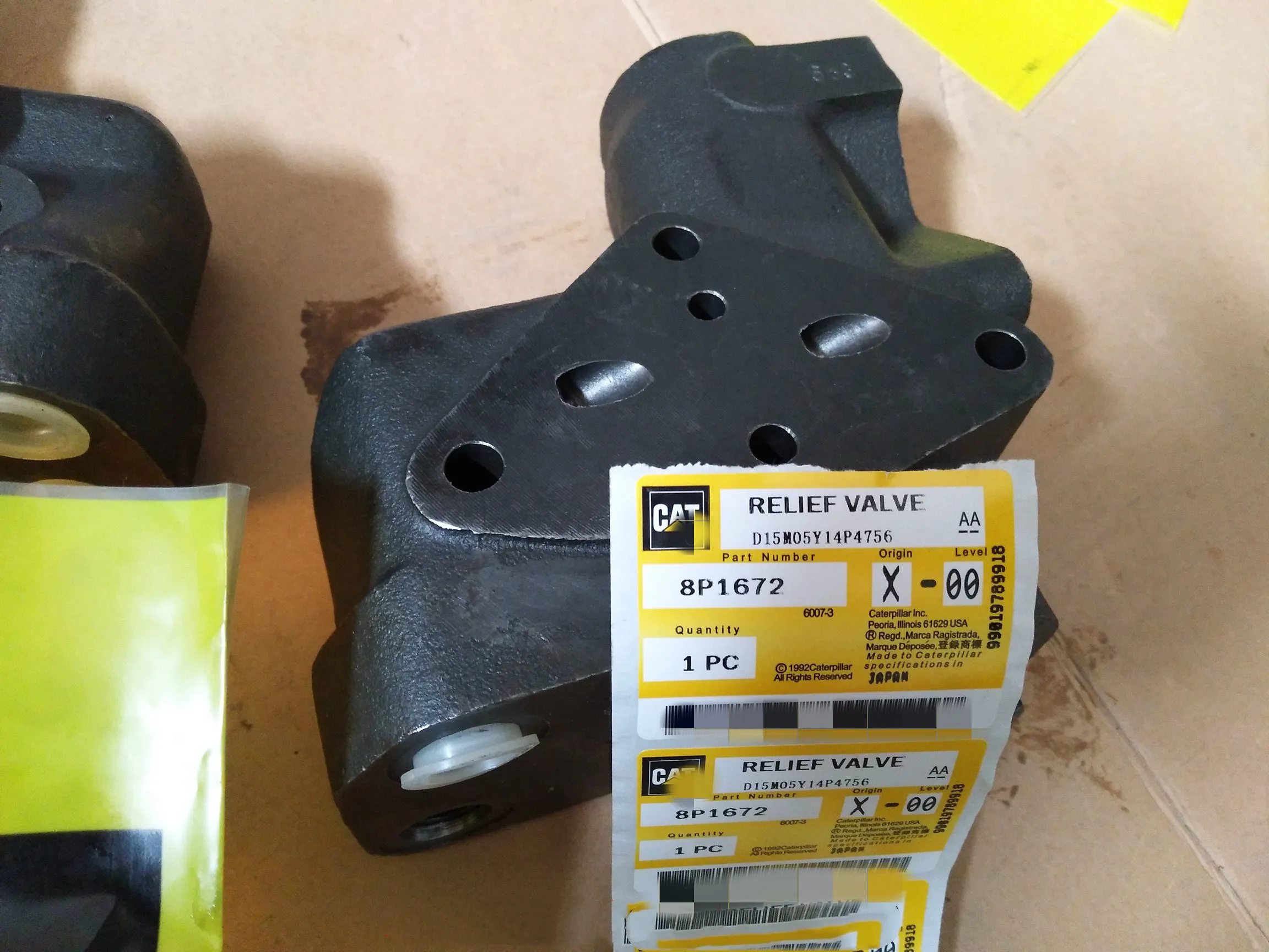 Запчасти для строительной техники CAT D6D D7G клапан 8P-1672 8P1672