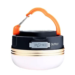 CE & ROHS certificated 18650 Rechargeable battery emergency Mobile charging IPX3 Waterproof Portable 5 LED Camping Lantern