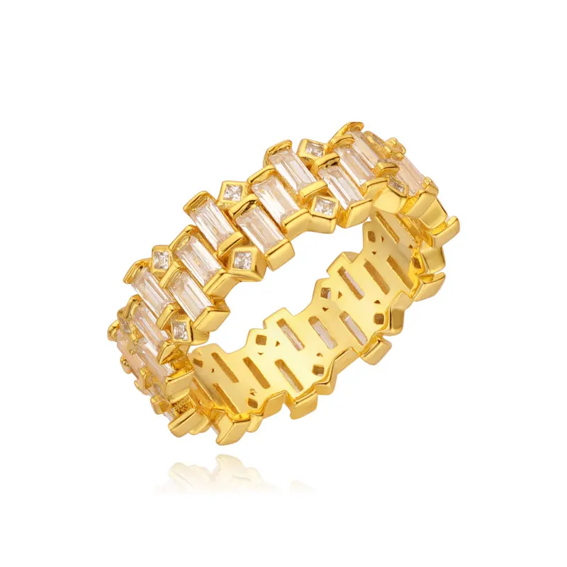 Wholesale Delicate Diamond Flower Finger Rings for Women Couples Anniversary & Birthday Statement Jewelry Dropshipping R1272