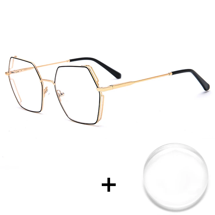Новые товары очки в металлической оправе модные ромбы оправы очки Лучшие продажи 0178