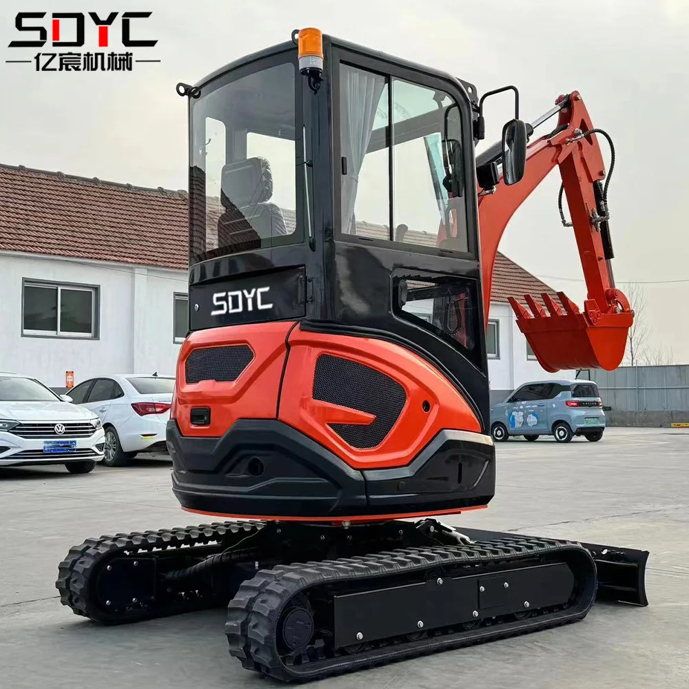 Best Preferential Price Mini Excavator 1.5 Ton Crawler Excavator Earth-Moving Digger Machinery 1.2 Ton Mini Excavator