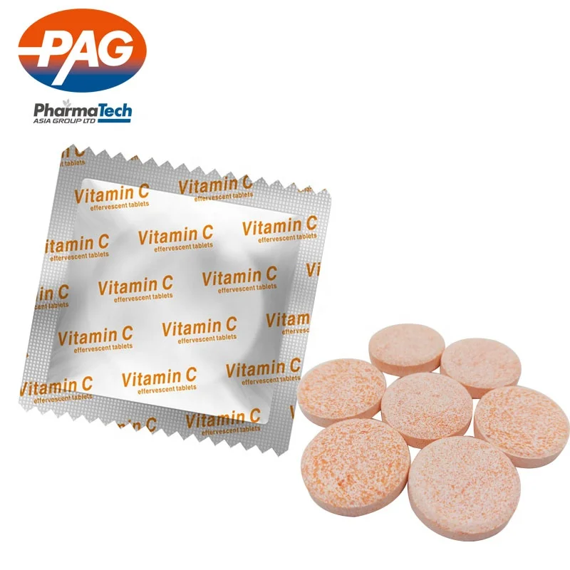 Private Label Health Care Oem Formulated Vitamin C Multivitamin 1000Mg Effervescent Multivitamin Tablets