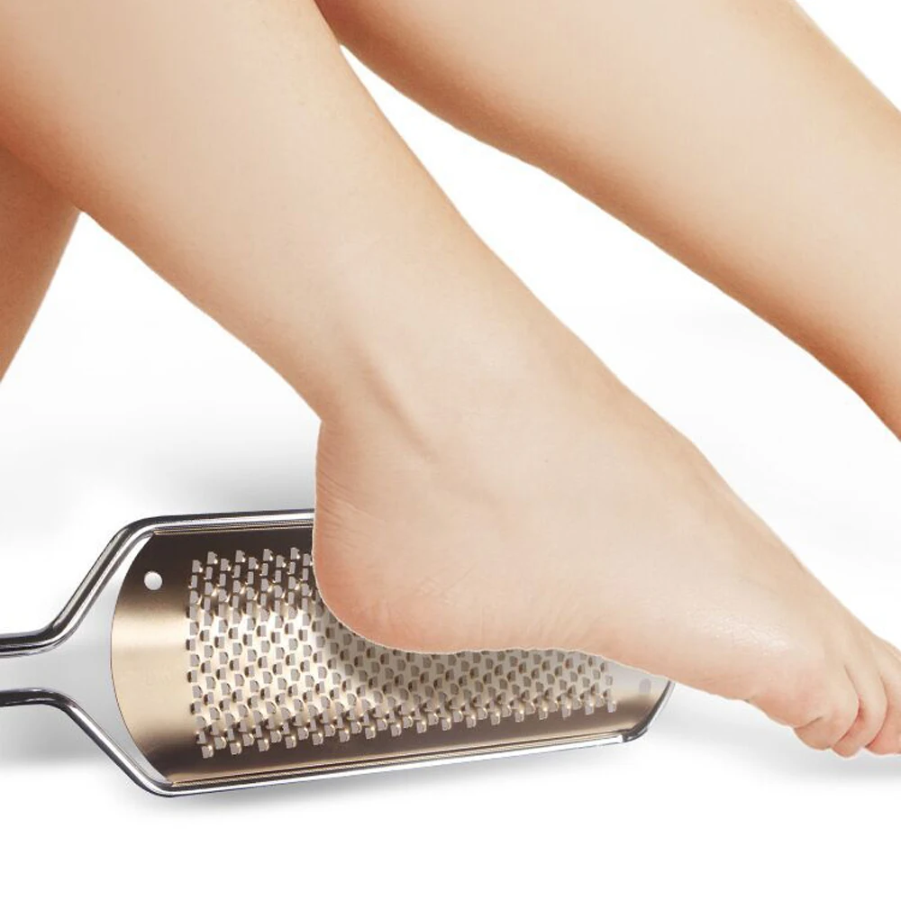 Stainless steel giant foot file salon home sole care tool for trimming dead skin calluses stainless steel foot grinder