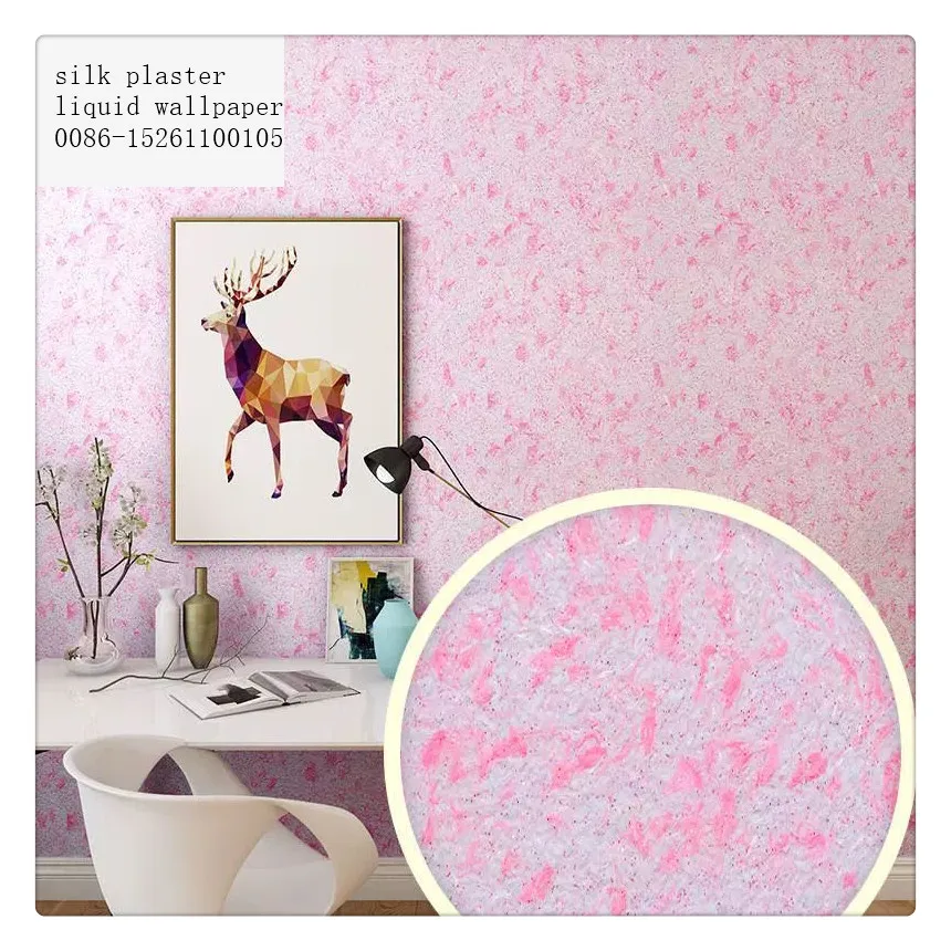 Silk Plaster Liquid Wallpaper Walls Coating Product Glue Budget
