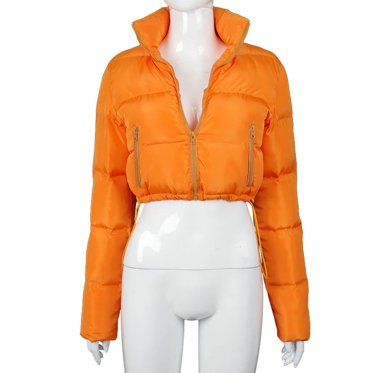 
TYDMJ Women Winter fashion new long sleeve cardigan warm white duck bread down jacket 