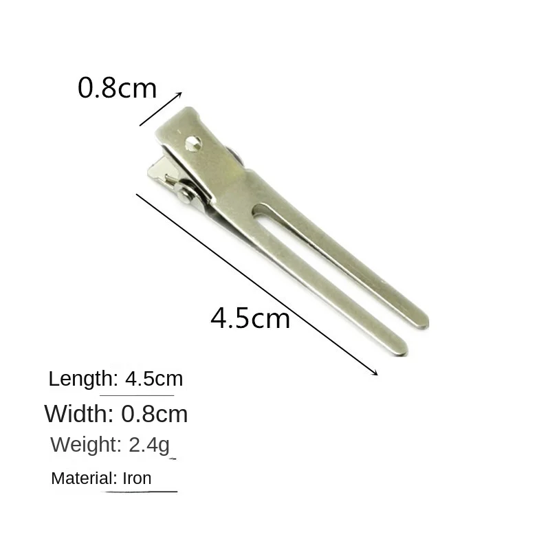 Hair Extension Tool Several Size Positioning Big Small Steel Single Prong Curl Clips Metal Hair Pins Clips For Hair Extensions