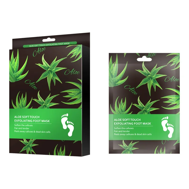 OEM/ODM custom logo gentle peeling off dead skin exfoliating calluses magic foot mask
