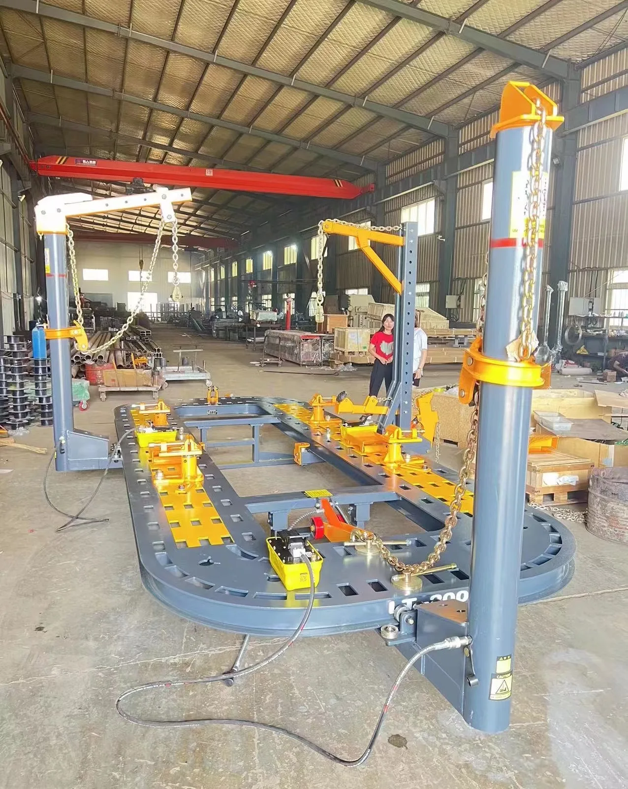 Work shop Auto three towers frame repair machine Car repair straighten bench Car Girder calibrator