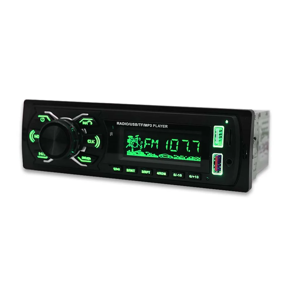 New design car bt fm transmitter Built-in Microphone aux mp3 handsfree car kit car audio mp3
