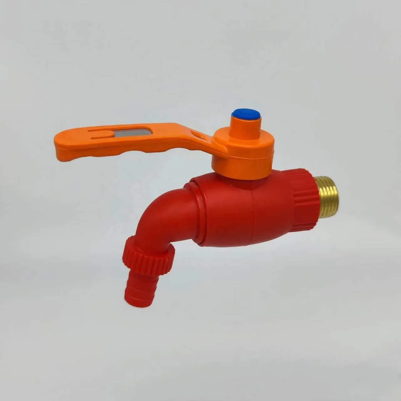 LJ-238 115g Factory Supply high quality plastic handle iron plastic turkey bibcock turkey tap turkey faucet