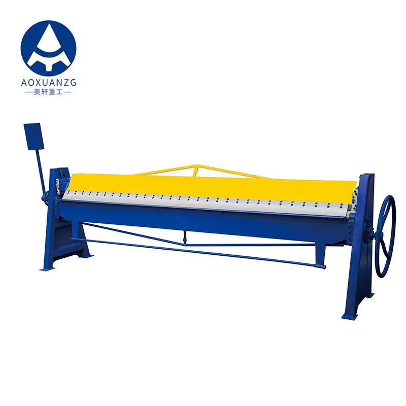1.2mm 1.5mm 2mm Manual Carbon Plate Folding Sheet Bending Machine