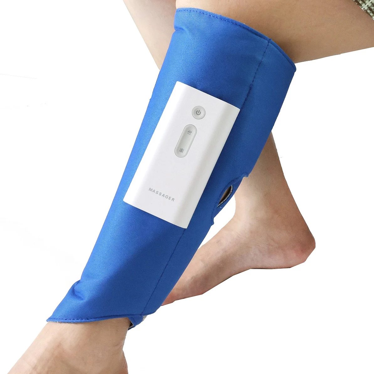 Cordless Rechargeable 3 Modes 3 Intensitie Calf Full Leg Air Compression Machine Leg Foot Massager For Circulation And Recovery