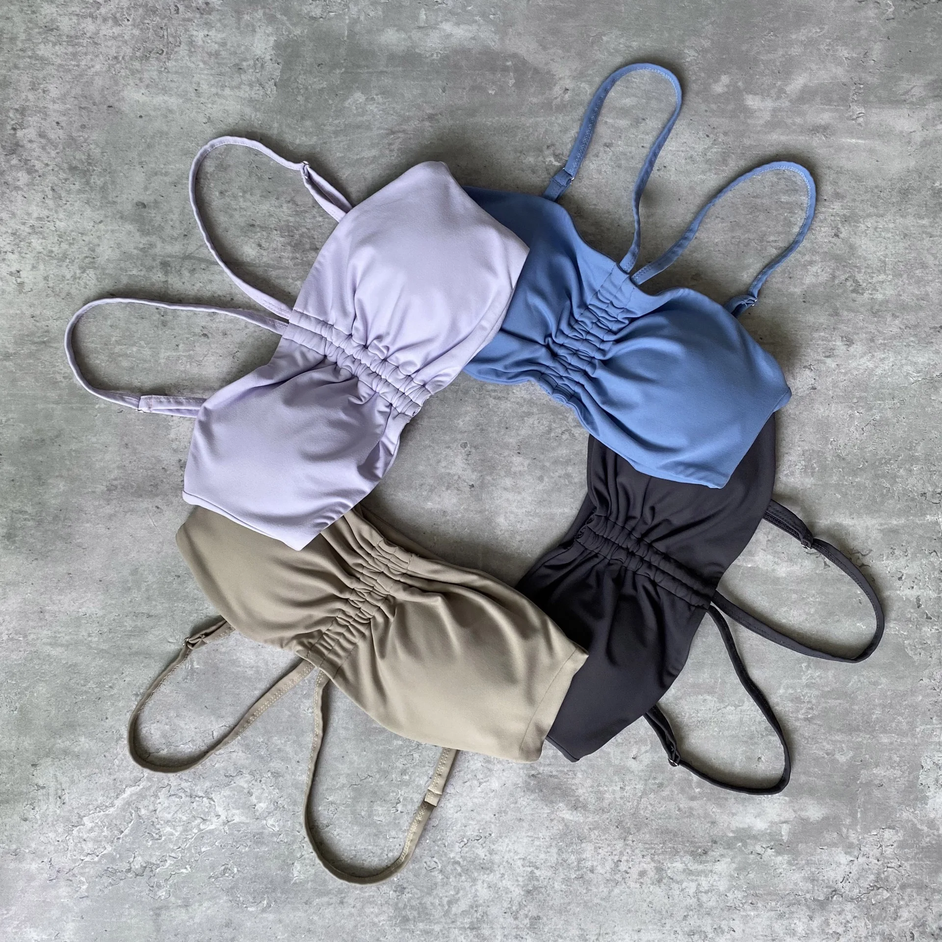 Skin-friendly Dance Leisure Sports Underwear Women Running Fitness Bra Yoga Wear Top