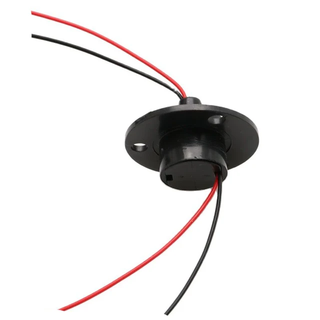 Dia 22mm 2/3/4/6/8/12CH Wires 5A Current Wind Power Slip Ring Conductive Capsule Flange Slipring Rotary Connecting Joint