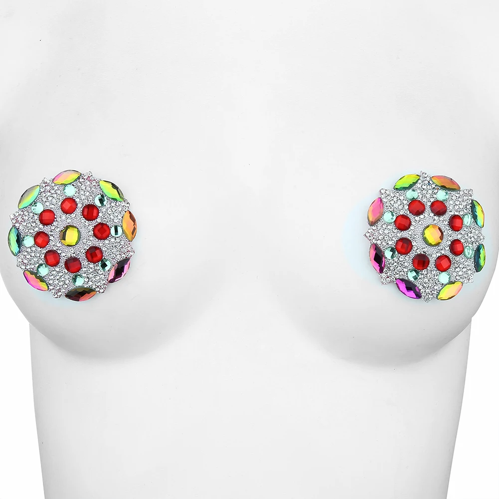 Wholesale Price Manufacturer Diamond Nipple Cover Adhesive Pasties