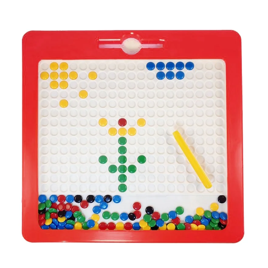 Magnetic Colorful Magnet Beads Magpad Dot Educational Doodle Drawing Board