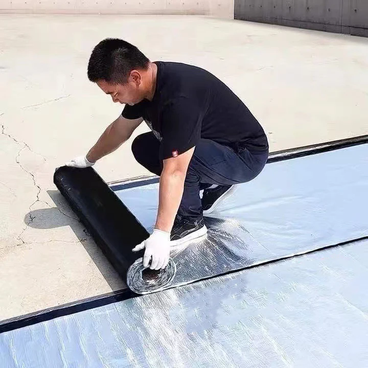 Asphalt Waterproof Membrane Polyester Composite Polymer Coiled Material For Building Roof House Railway Tunnel