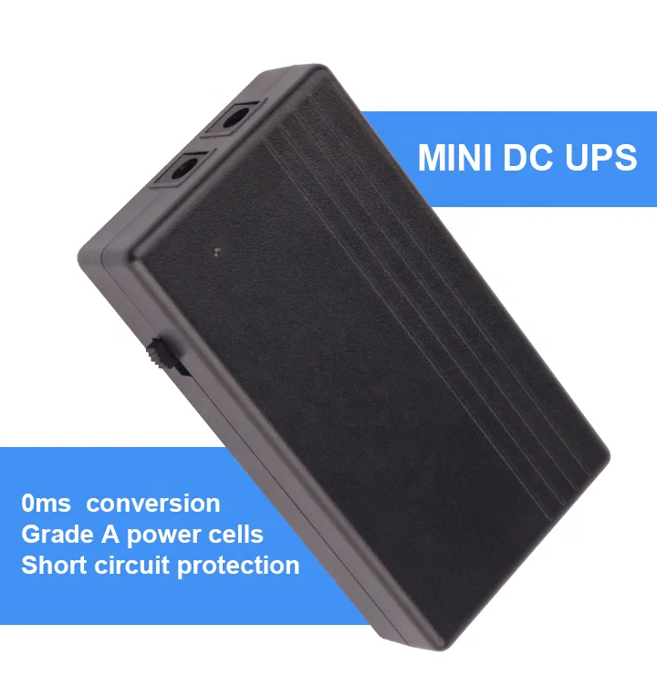 WGP MINI UPS Router wifi ODM OEM Portable Backup Battery USB Power Bank DC 12V wi-fi mini UPS for Wifi Router Modem CCTV Camera