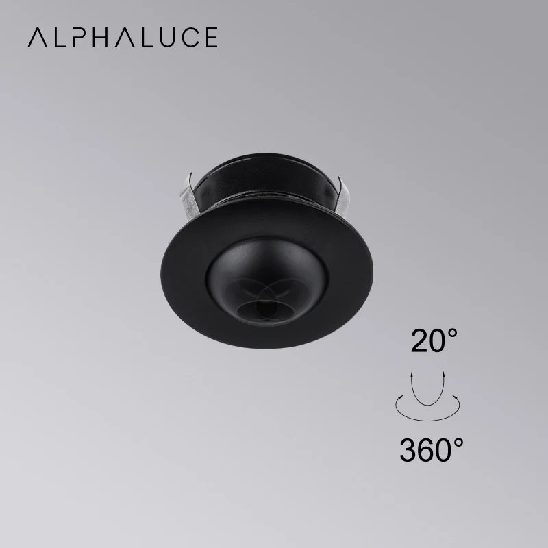 Recessed Indoor One Watt Dc24V Eyeball Lights Showcase Mini Spot Light Jewellery Mini Cabinet Led Lighting