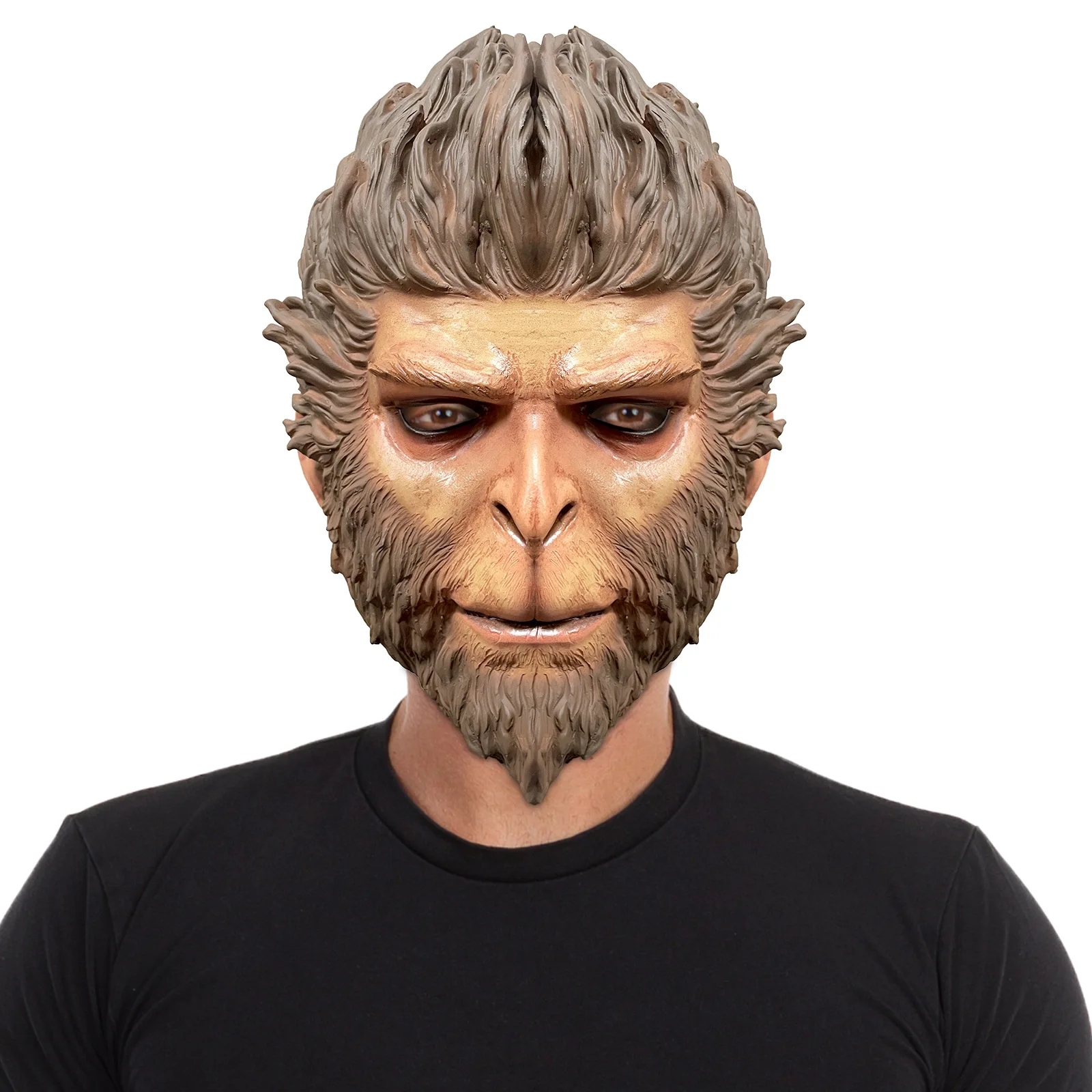 2024 Funny Monkey Headgear Monkey Mask Halloween Mask For Halloween Gifts