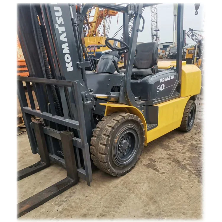 5 тонн komatsu вилочный погрузчик японский isuzu Мотор колесо пневматического грузоподъёмника используется для погрузчика Komatsu