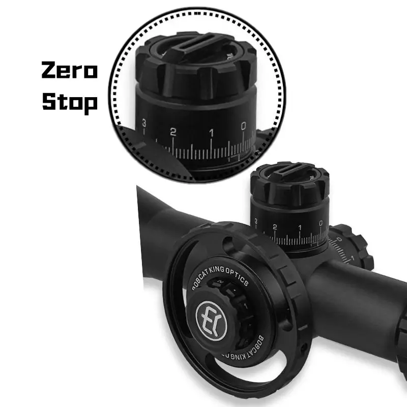 Bobcat King ED 5-25x56FFP High Quality Tactical Scope First Focal Plane 34mm Tube with Zero Stop Reticle for Long Range Hunting