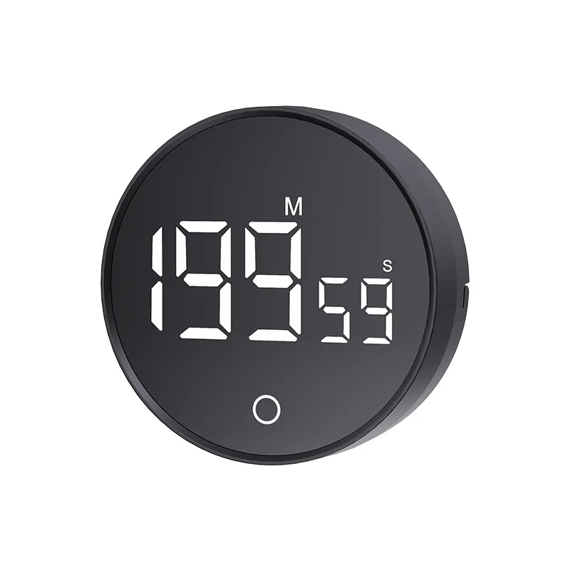 Interval Training LED countdown Stainless steel timer wall mounted gym clock timer