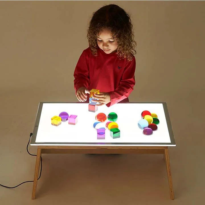 School Play Sensory Preschool Led Light Table Panel Pad for Kids