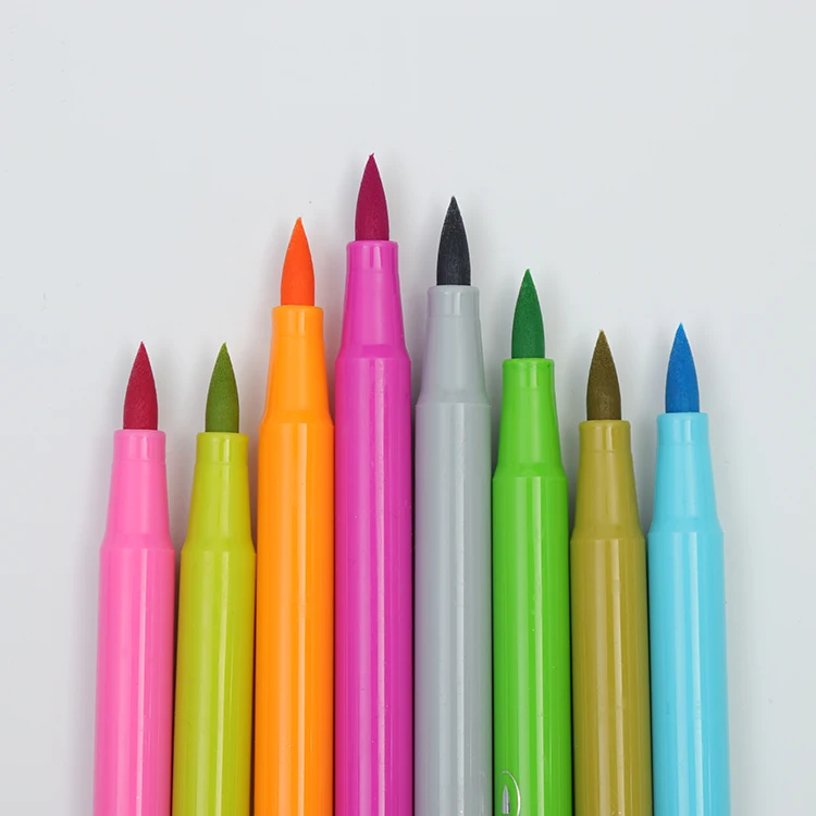 2020 новый стиль многоцветный нейлоновый наконечник акварельный маркер с логотипом клиента для искусства