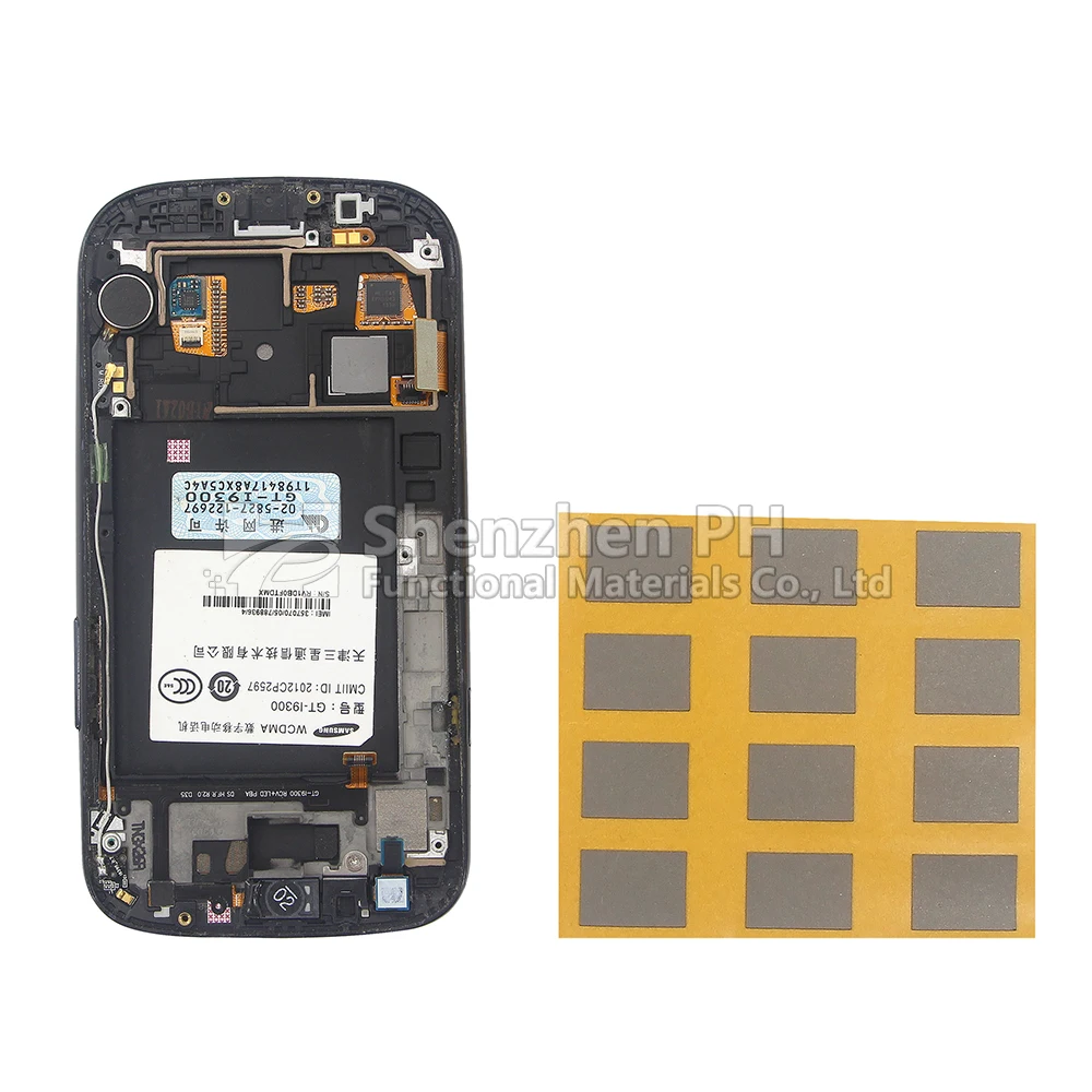 Ферритовый лист мягкого типа и в форме листа для NFC, ферритовый для анти-металлической наклейки nfc