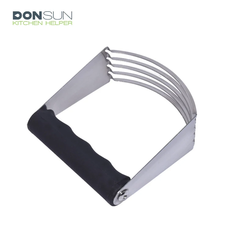 Hand Held Stainless Steel 5 Blade Pastry Dough Blender