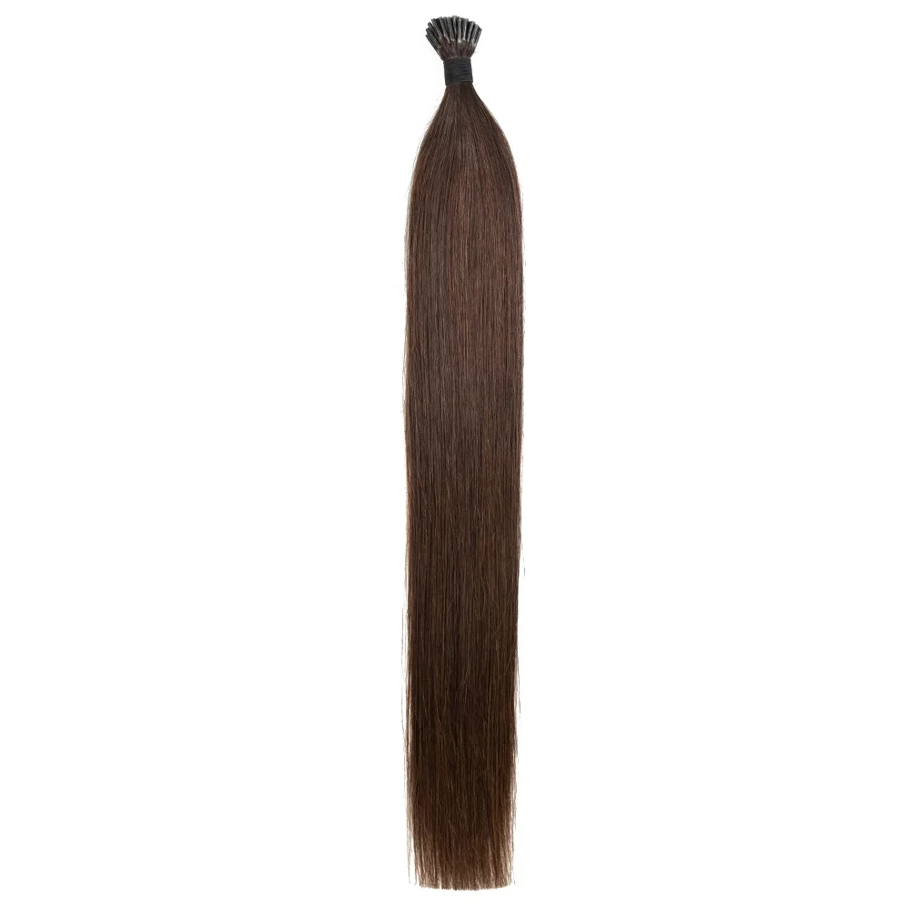 Wholesale 100% smooth remy human hair weave bundles natural high light color bone straight 50 grams i tip hair extension