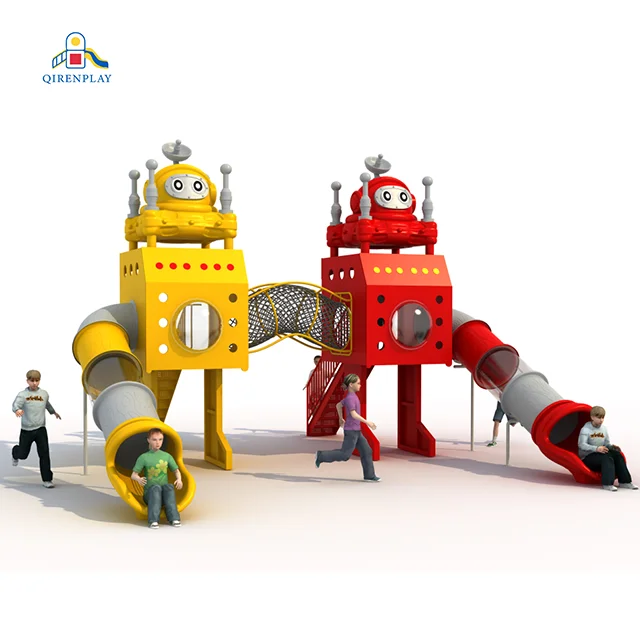 high quality Plastic Kids Play Park Games Children Play Park Outdoor Playground Equipment  for school