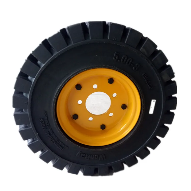 Solid wheel 500-8,5.00-8/3.00 Forklift Solid Tire with Rim