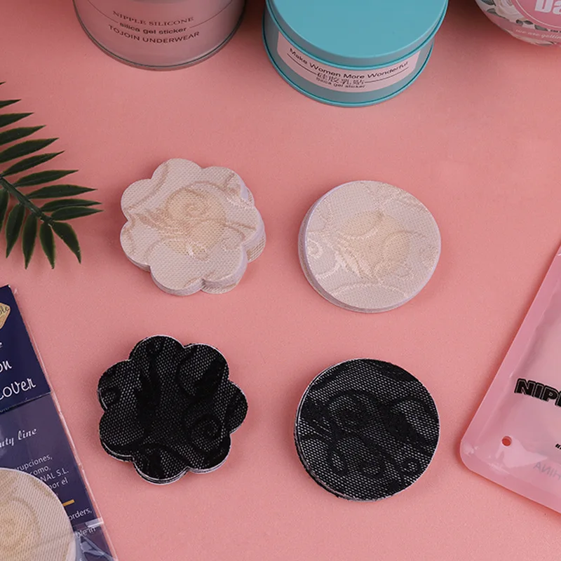 ZOYIAME Best Disposable Silicone Nipple Covers Lace Women Intimates Accessories Invisible Anti-Bump Underwear Bra Chest Stickers