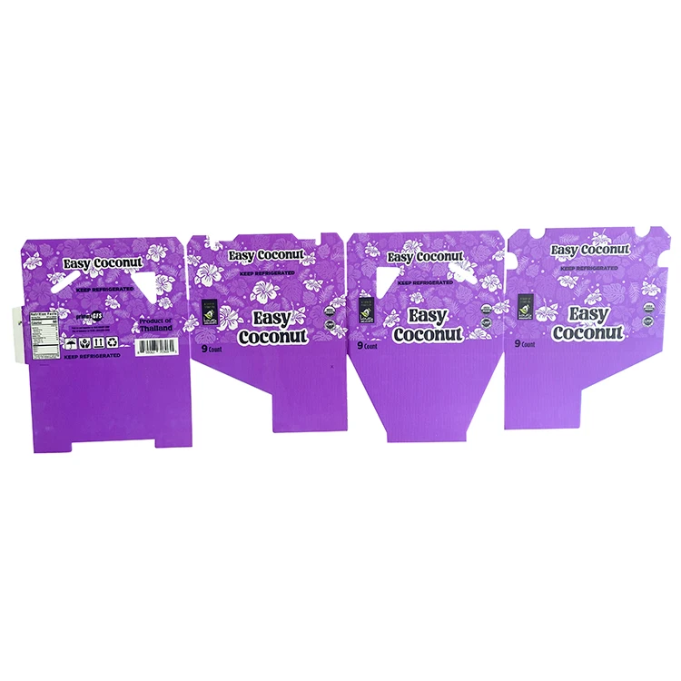 Factory Supply Custom Logo Recycled Folding PP Corrugated Coroplast Turnover Packaging Plastic Hollow Box for Coconut