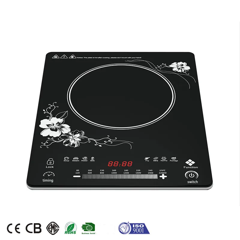Новая электрическая варочная панель, электрическая горелка для вок, электрическая духовка, индукционный нагреватель, электрическая плита из пластика Rohs, индукционная плита