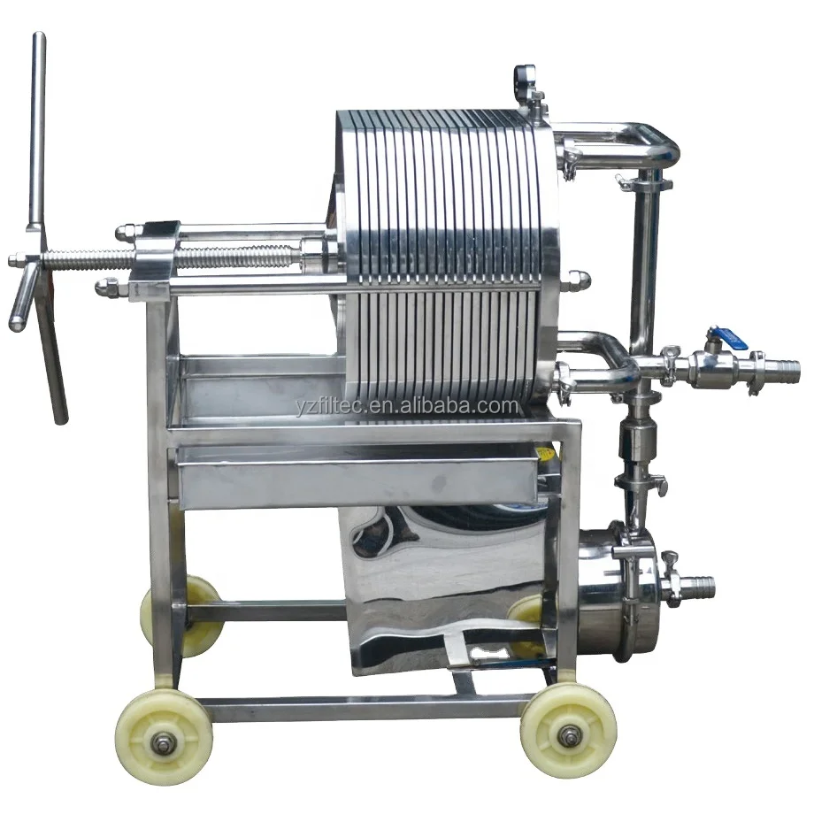 GJ automatic or manual plate and frame oil filter press for crude oil