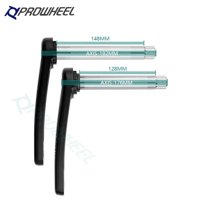 Prowheel MPX11 snow Bike Crank 170mm 30/32/34/36/38/40/42T Sprocket 1/3/6 Offset GXPP Sprocket 100/120MM Bike BB fat Crank