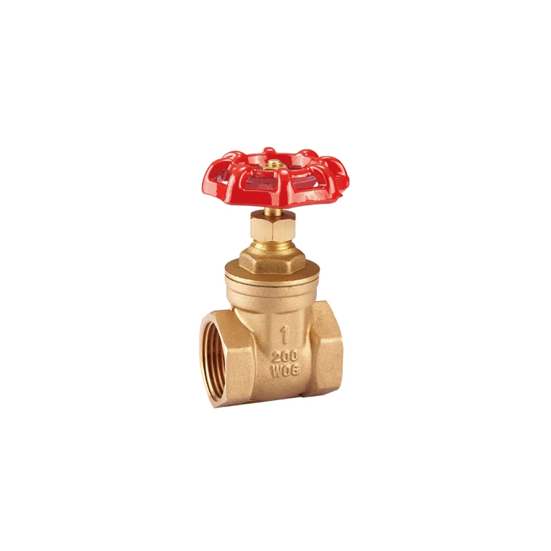 
Brass gate valve with cast iron handle wheel from 1/2